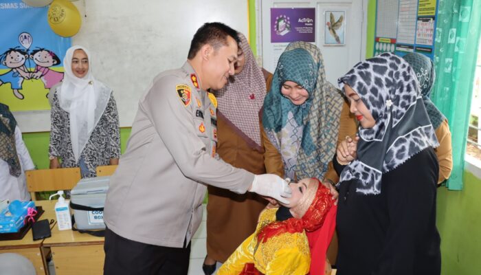 Sabang Canangkan Pin Polio Putaran II