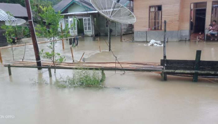 Banjir Mulai Rendam Sejumlah Pemukiman Di Simeulue
