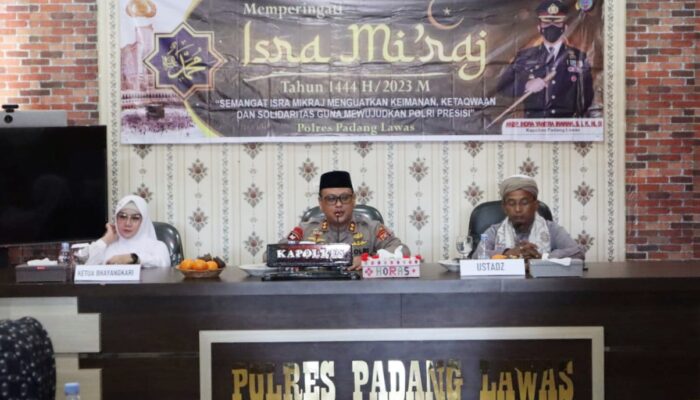 Kapolres Palas Ajak Seluruh Personel Perkuat Iman Dan Taqwa