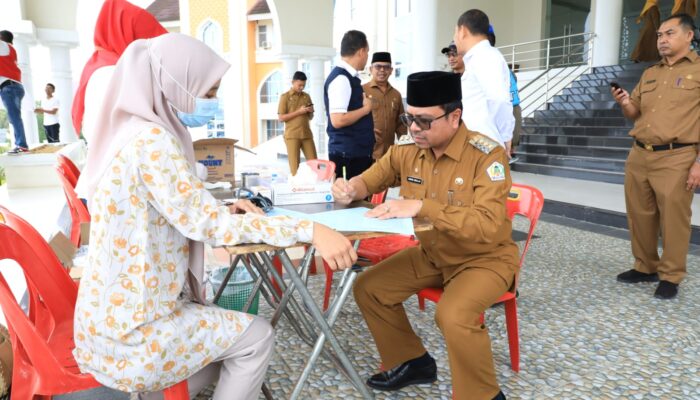 Pegawai Aceh Utara Donor Darah Reguler