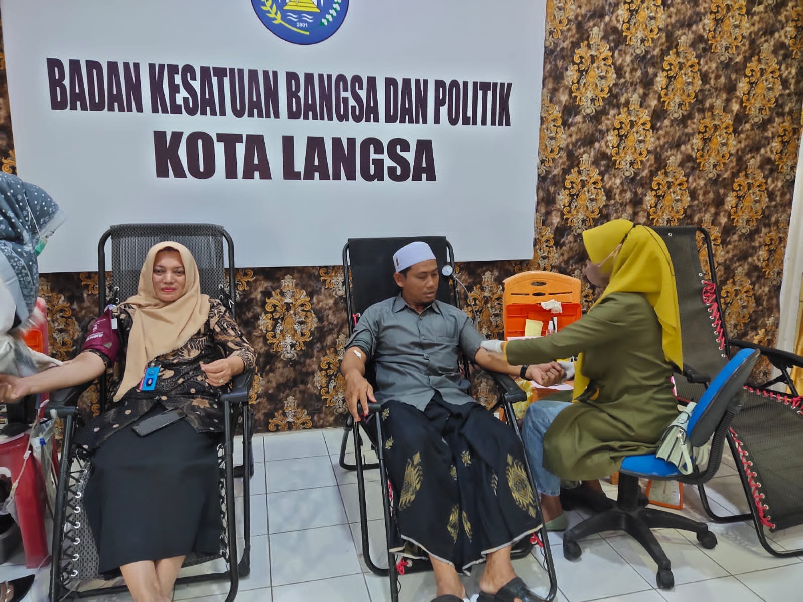 Kesbangpol Langsa Gelar Donor Darah