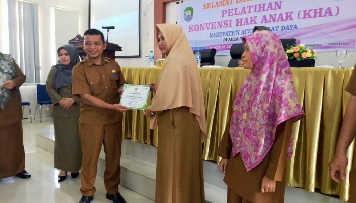 DPMP4 Abdya Gelar Pelatihan KHA