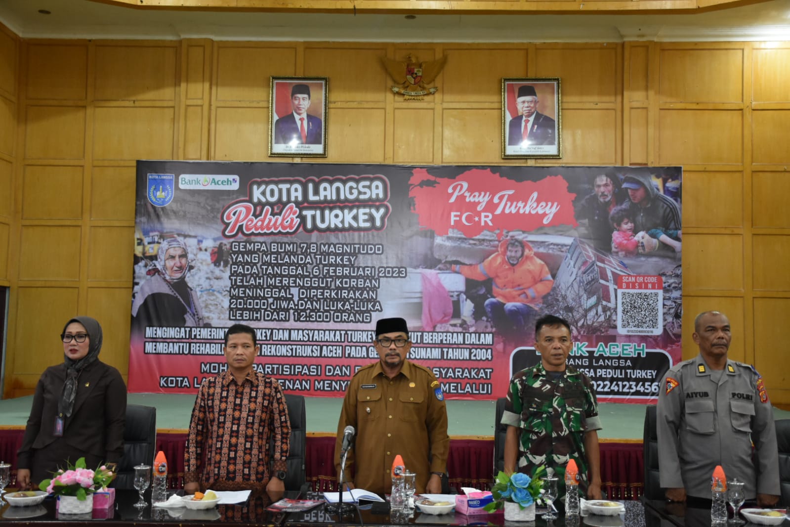 Pemko Langsa Donasi Gempa Turki Rp140 Juta