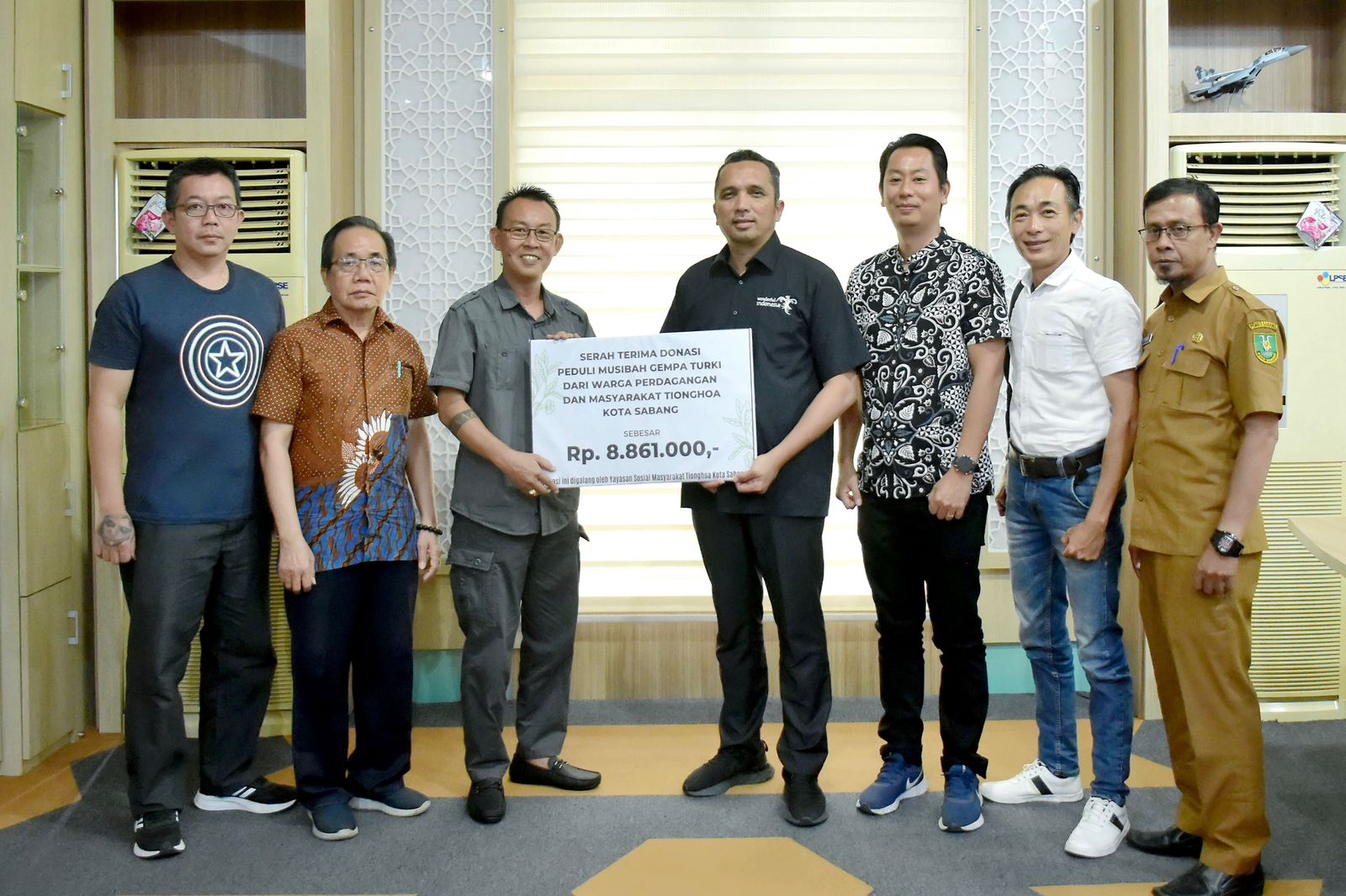 Paguyuban Masyarakat Tionghoa Sabang Galang Dana Korban Gempa Turki