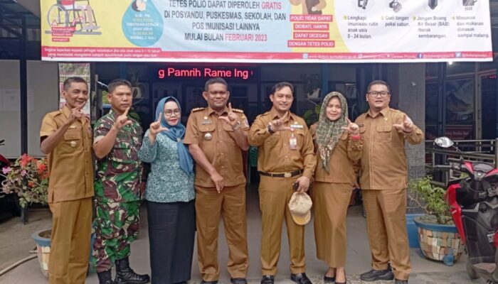 Hari Kedua Pos PIN Polio Di Deliserdang Capai 54.176 Anak