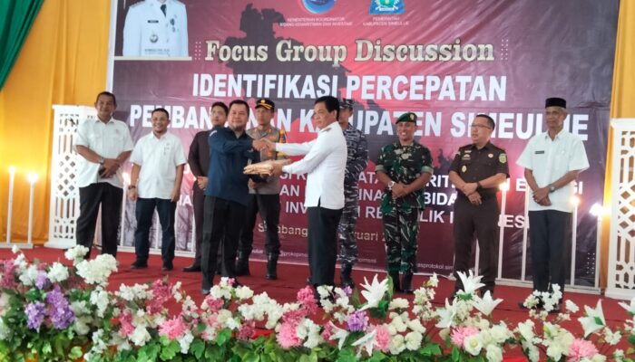 Pj Bupati Simeulue Serahkan Data Potensi Ke Tim Marves RI