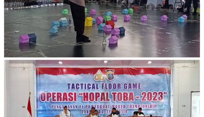 Siapkan Pengamanan F1H2O, Polda Sumut Gelar TFG Operasi Hopal Toba 2023