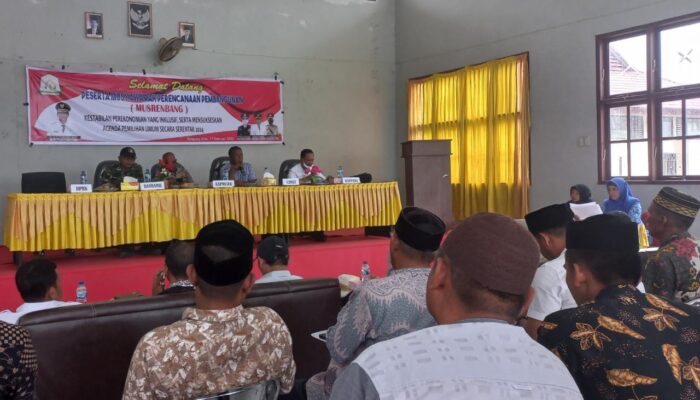 Usulan Musrenbang Diharap Terealisasi