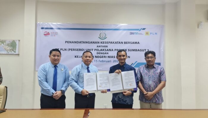 Gelar PKB, PLN UPP Sumbagut 3 dan Kejari Nisel Sepakati Pendampingan Hukum