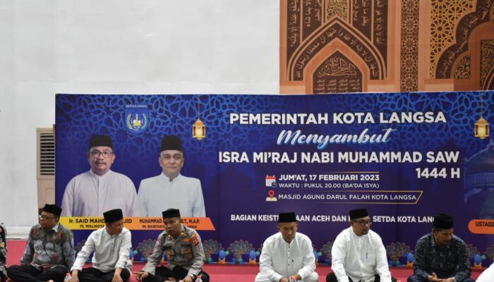 Pemko Langsa Peringati Isra Mikraj