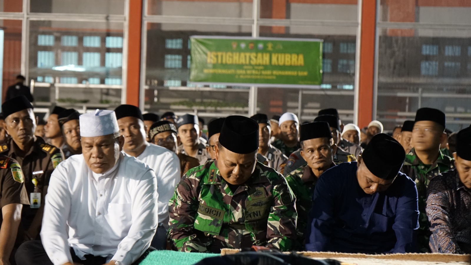 Dandim 0110/Abdya Pimpin Shalat Taubat Di Lapas Kelas IIB Blangpidie