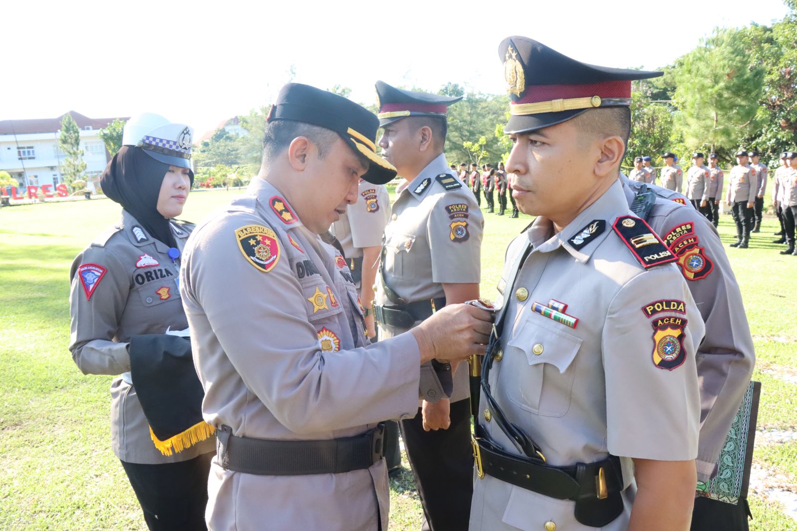 4 Perwira Polres Abdya Dimutasi
