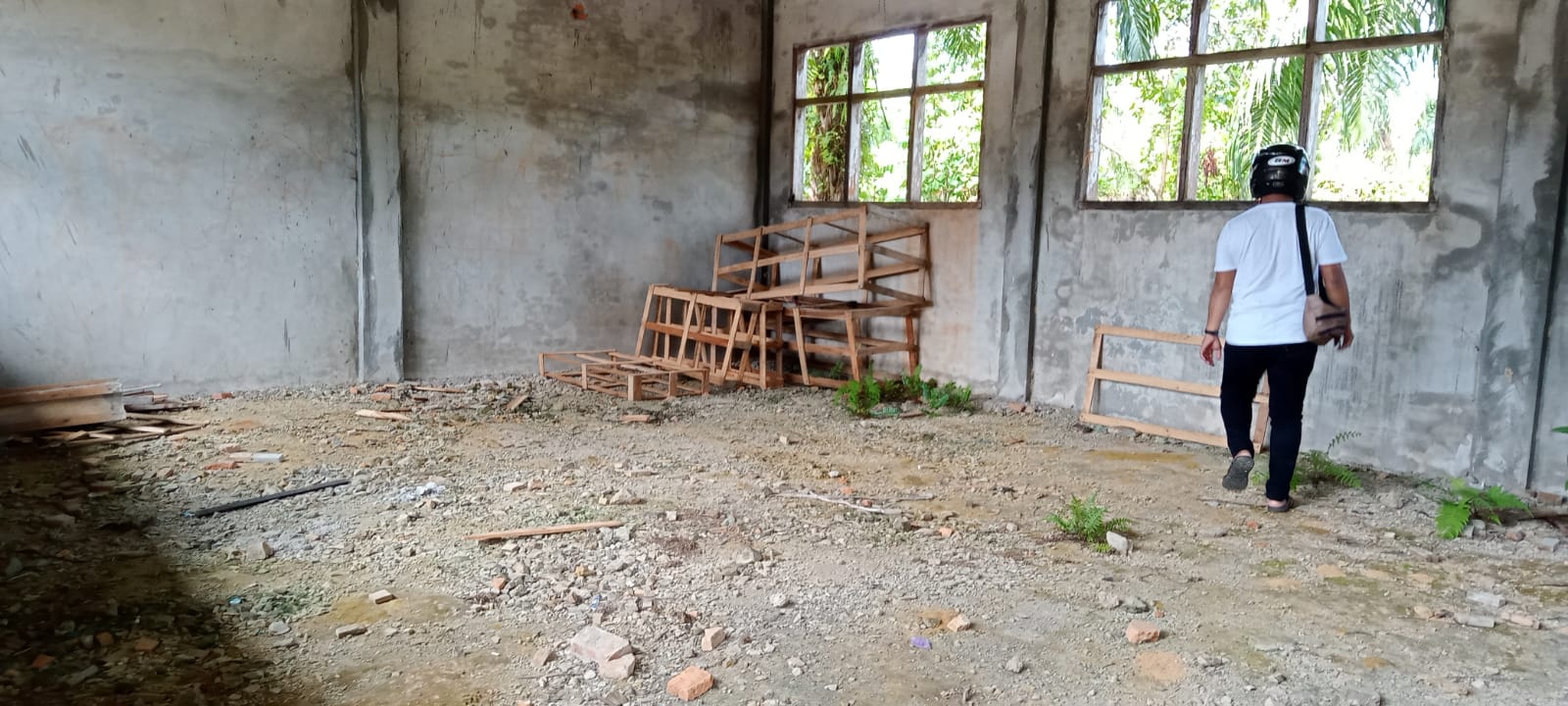 Tidak Rampung Dikerjakan, Gedung RKB Dua Lantai SMKN 2 Abdya Terbengkalai