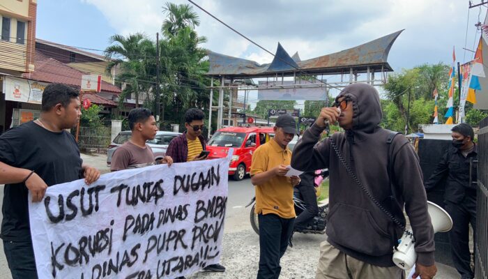 PMP-Sumut Gelar Demo, Desak Adili Kadis PUPR
