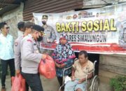 Polres Simalungun Serahkan Bansos Warga Yang Tinggal Di Daerah Kumuh