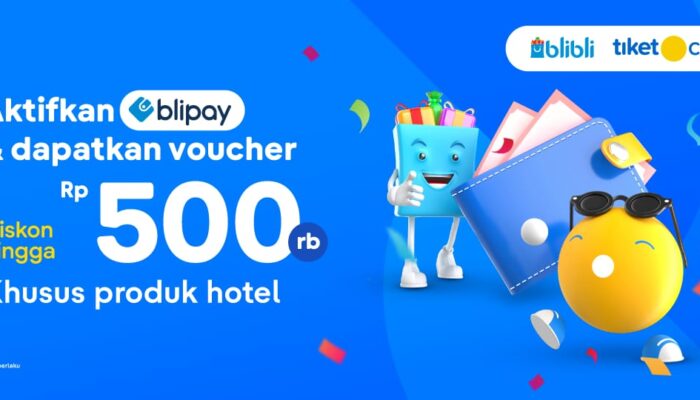 Blipay Kini Hadir di tiket.com, Ekosistem Blibli Tiket Makin Kaya Manfaat Untuk Pelanggan