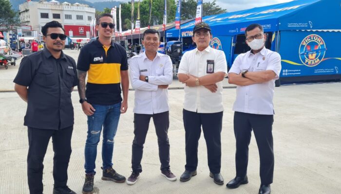 H-2, Wabup Toba Tinjau Venue Utama F1H2O