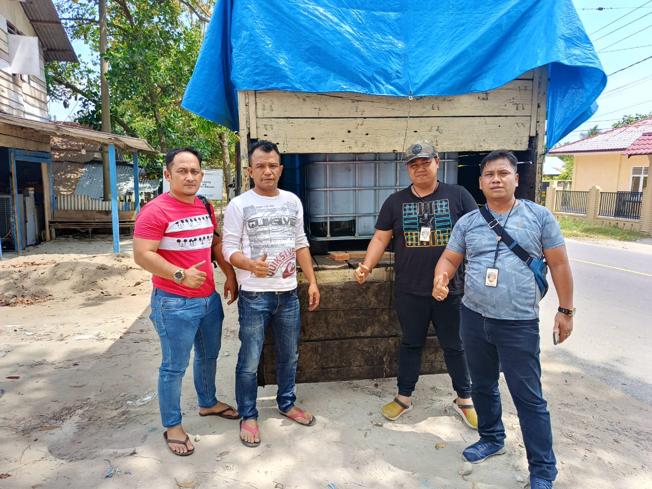 Ditreskrimsus Polda Aceh Tangkap Terduga Pelaku Penimbunan Solar Subsidi