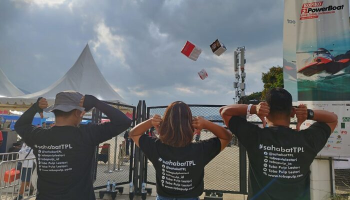 TPL Dukung Event Rally F1H2O Di Perairan Danau Toba