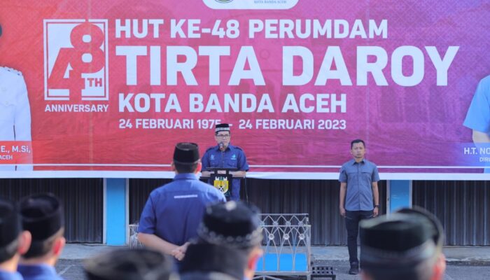 Bakri Siddiq Pimpin Apel 48 Tahun Perumdam Tirta Daroy: Beri Pelayanan Terbaik