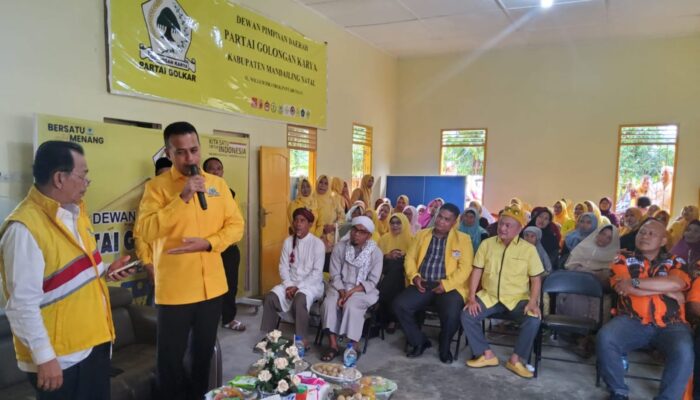 Ijeck Kenalkan Syahrul Pasaribu, Bacaleg Golkar Ke DPR RI