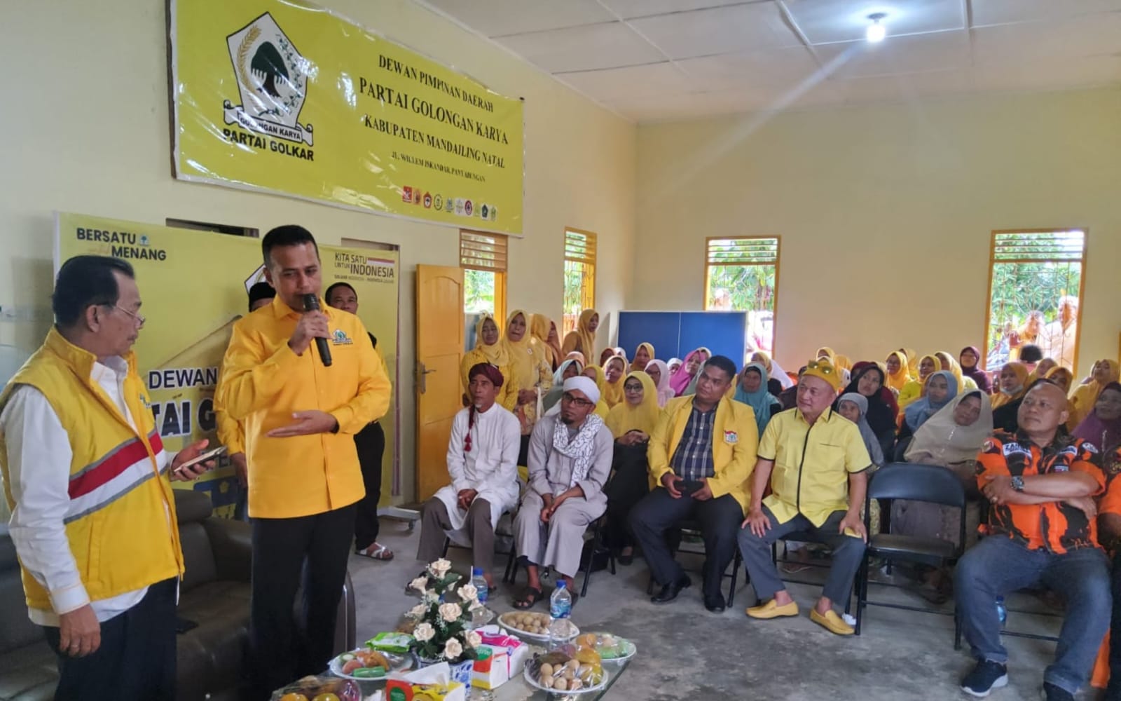 Ijeck Kenalkan Syahrul Pasaribu, Bacaleg Golkar Ke DPR RI