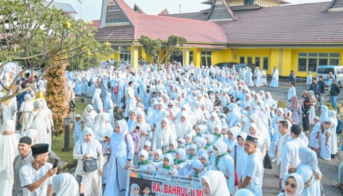 Ribuan Siswa PAUD Padang Sidempuan Manasik Haji