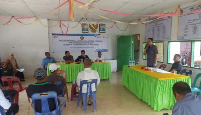PLN Gelar Monitoring Evaluasi Kompensasi ROW Jalur SUTT 150 kV Perbaungan-Kualanamu