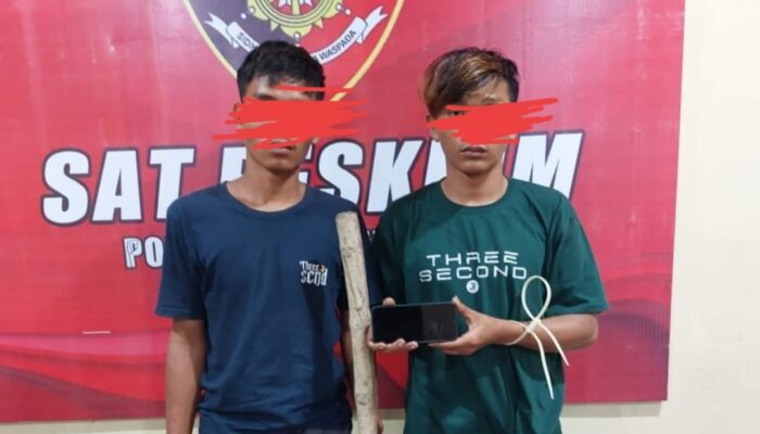 Dua Tersangka Pembunuh Satpam Dibekuk