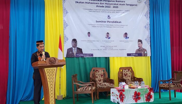 Pj Bupati Agara Melantik Pengurus IKAMARA Periode 2022-2023