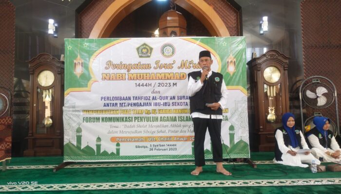 Peringatan Isra Mikraj  Di Sibolga: Sholat Menghindari Diri Dari Perbuatan Dzolim