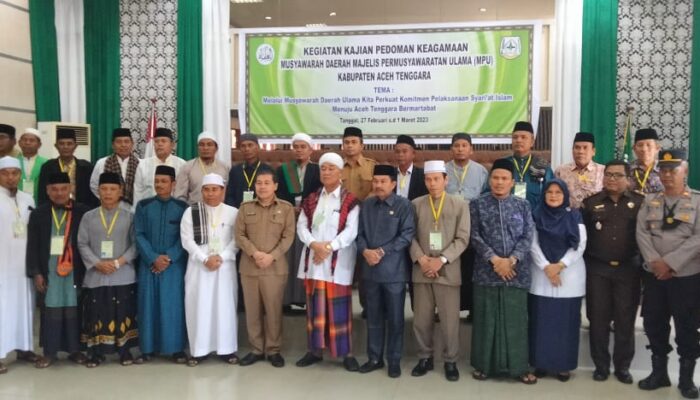 Pj Bupati Agara Buka Musda MPU Periode 2022-2027