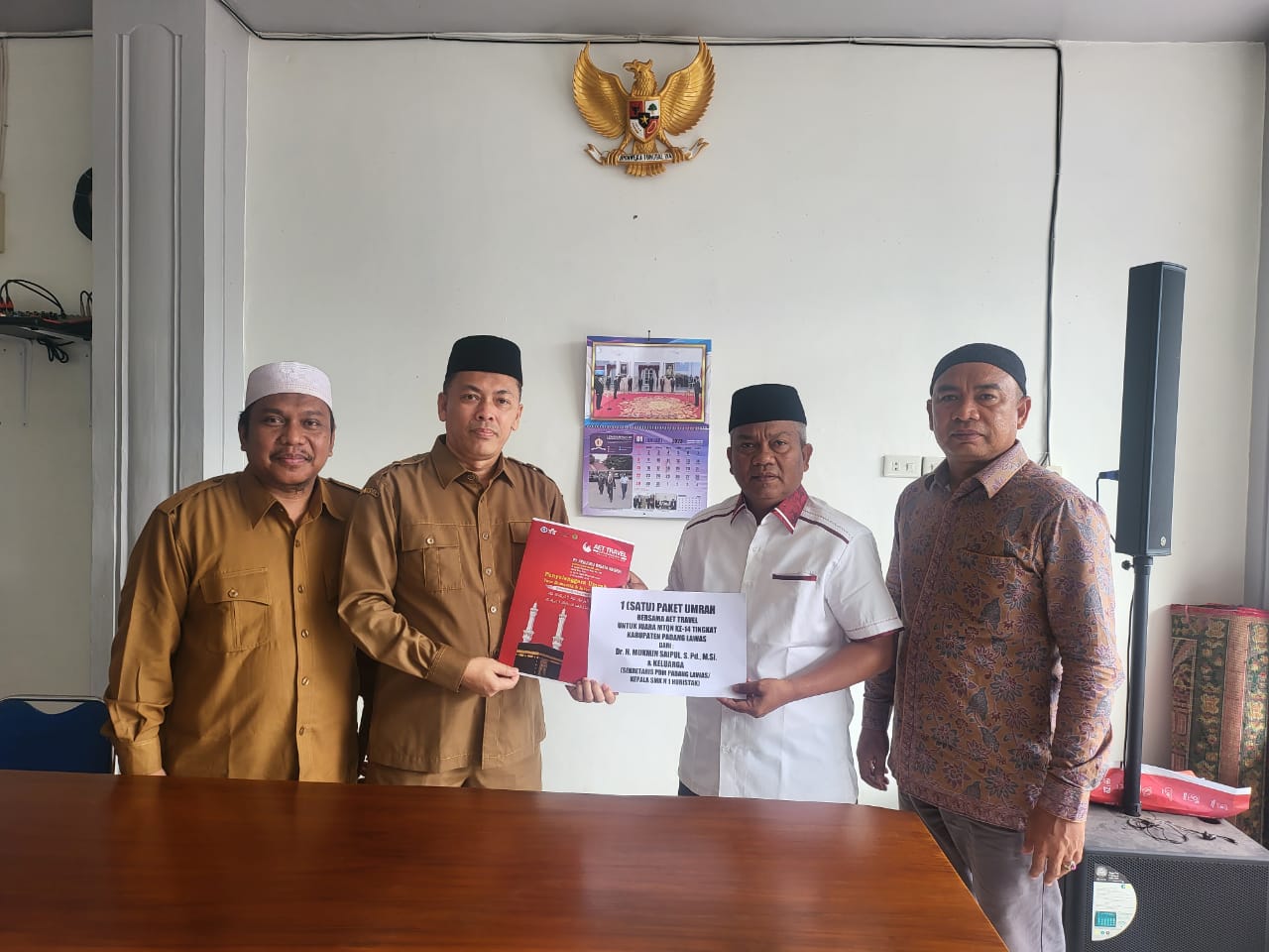 Masyarakat Dukung MTQ Palas Ke-14, Warga Sumbang Empat Paket Umrah