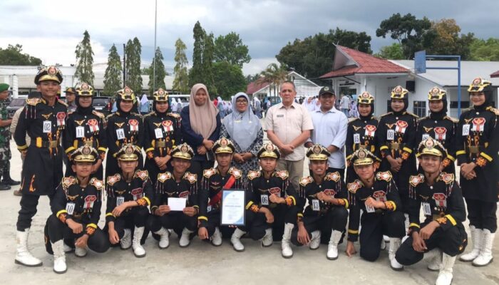 MAN 1 Padangsidimpuan Juara 1 LKBB Paskibra