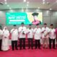 KELUARGA besar Yayasan dan civitas UISU foto bersama.Waspada/Ist
