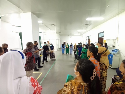 SUASANA di RSUD H Bachtiar Djafar Medan Labuhan. Waspada/Ist