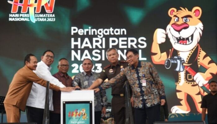 Kajati Sumut Idianto Hadiri Pembukaan Pameran Hari Pers Nasional 2023