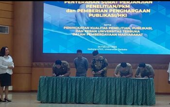 UT Tingkatkan Anggaran Penelitian dan Pengabdian Masyarakat