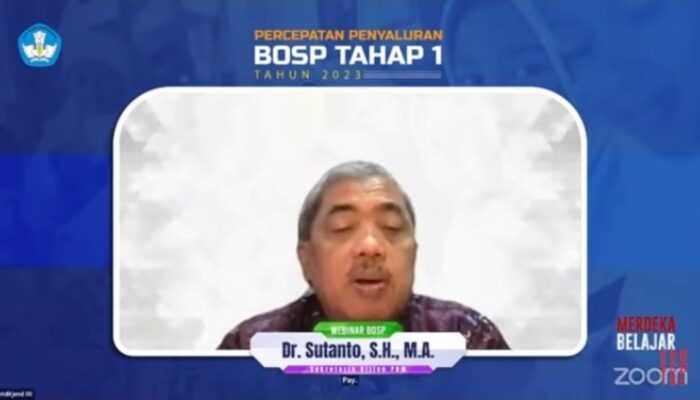Pengajuan Dana BOSP Regular ke Kemenkeu Belum Maksimal
