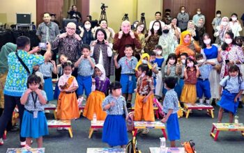 Terbitkan Buku Cerita Anak, Menteri PPPA Apresiasi Tanoto Foundation