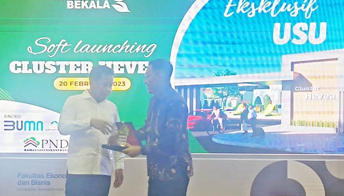 PT. PND Dan Rektor USU Soft Launching Cluster Hevea