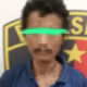 Pelaku pencabulan anak di bawah umur saat difoto di ruangan Sat Reskrim Polres Batubara. Waspada/Ist