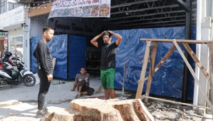 Lurah Sei Agul Desak Hentikan Penebangan Pohon Di Jalan Amir Hamzah