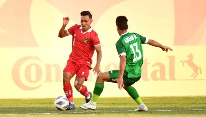 Timnas Dikalahkan 10 Pemain Irak