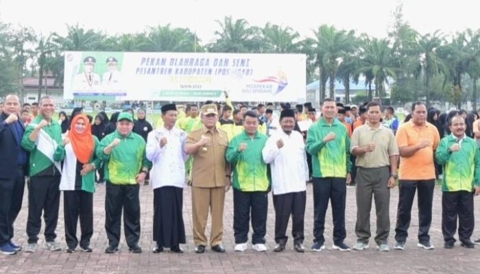672 Santri Ikut Pospekab Deliserdang