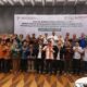 PARA peserta Focus Group Discussion (FGD) Penguatan Sosialisasi Sensus Pertanian 2023, foto bersama Kepala BPS Sumut, Nurul Hasanudin dan para narasumber.