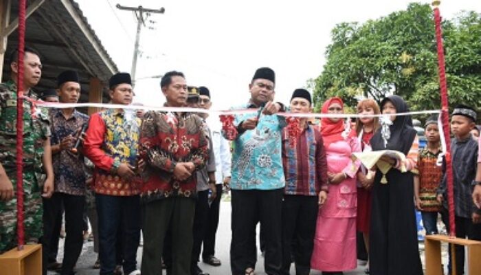 Bupati Sergai Resmikan Sejumlah Fasilitas Publik Di Teluk Mengkudu