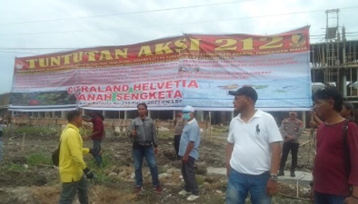 TKB M NKRI Minta Pembangunan Perumahan Citra Helvetia Dihentikan