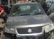 Ditabrak KA, Pengemudi Mobil Luka-luka Di Sunggal