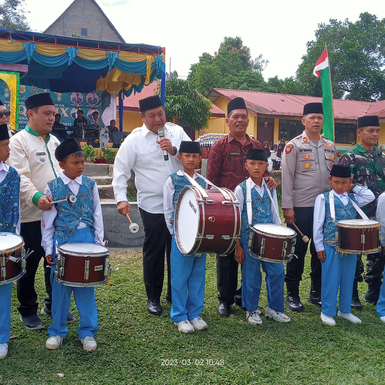 Eddy Keleng Ate Berutu Buka MTQ Kecamatan Sinehu